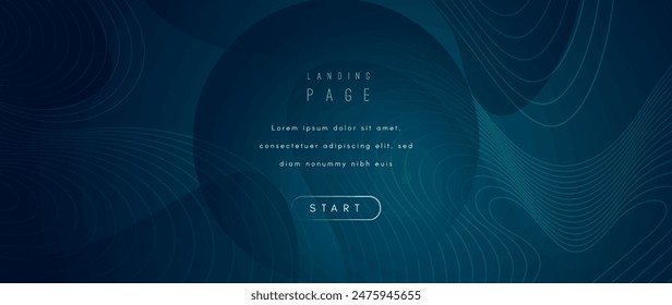 Abstract landing page background vector design in eps 10