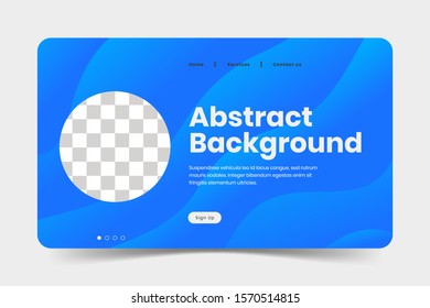 abstract landing page gradient Wave minimal geometric color background design, Dynamic shapes composition concept, Modern and futuristic design vector illustration
