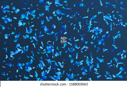 Abstract landing page templates with small bright paper pieces on gradient background. Dynamic modern design with glitch gradient lines. Simple colorful futuristic elements.