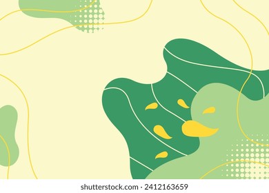 abstract landing page web background design banner wave colorful flat illustration