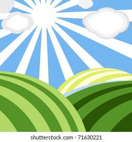 Abstract landscape