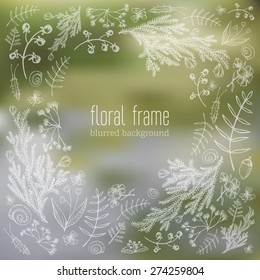 Abstract landscape blur unfocused style background