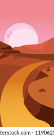 Abstract landscape design
