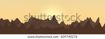 Similar – Image, Stock Photo Golden hour glow on towering Himalayan peaks