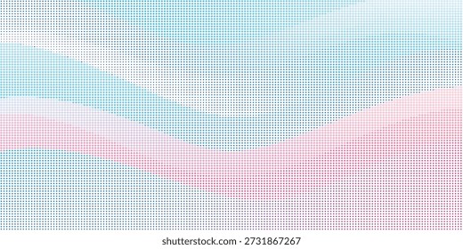 An abstract landscape featuring soft pastel pink and blue colors, creating a serene and calming atmosphere with a sense of depth and texture