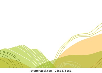 Diseño Abstractas de la ilustración del paisaje simple elegante