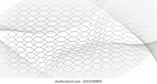 Abstract landscape on a with background. Cyberspace grid. Hi-tech network. 