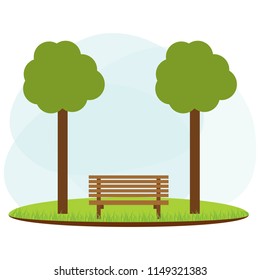 abstract landscape park