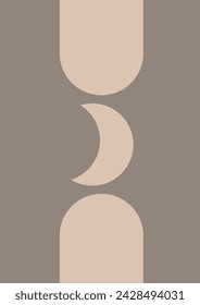 Abstract Landscape pre-made poster  to create unique and home decor, blogging

