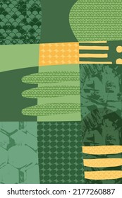 Abstract landscape vector background illustration. Countryside with colorful texture. Decorative eco card. Nature, ecology, organic, environment poster, postcard