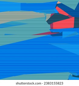Abstrakte Landschaft. Polygonale Vektorgrafik mit Platz für Text.
