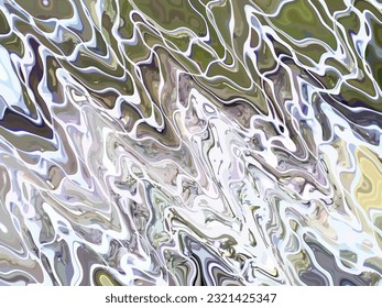 Abstract landscape with wavy lines for textiles or interior solutions. Intertwined lines for covers, business concepts, fashion trends, tiles, posters, camouflage, fabric products, etc. Vector 