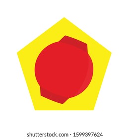 abstract lantern vector with color