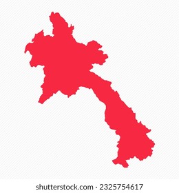 Abstract Laos Simple Map Background, can be used for business designs, presentation designs or any suitable designs.