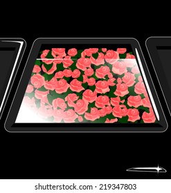 abstract large black car
