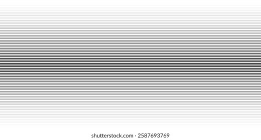 abstract large to small black line pattern. eps 10