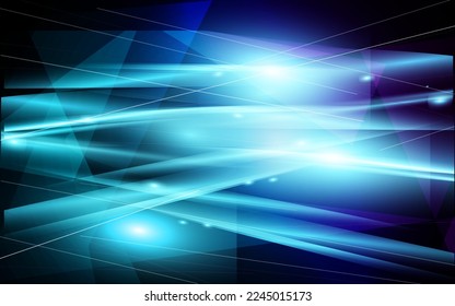 Abstract laser beams. Isolated on dark background. Vector illustration, eps 10.