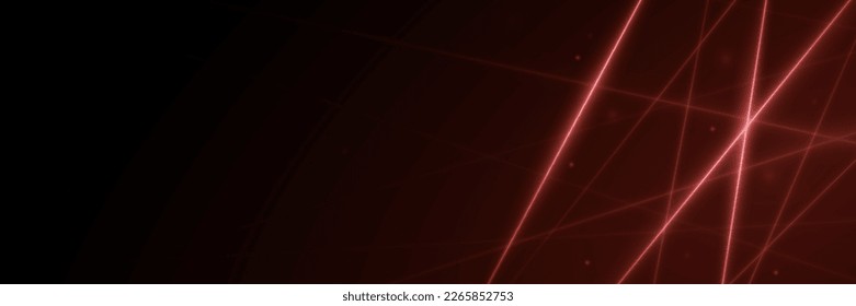 Abstract laser beams of light. Isolated on a black background. Vector illustration eps 10.