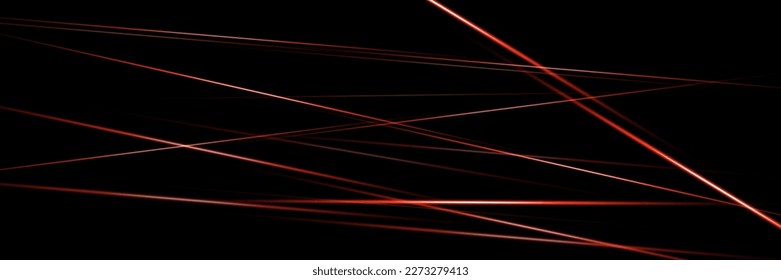 Abstract laser beams of light. Isolated on a black background. Vector illustration eps 10.