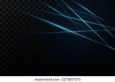 Abstract laser beams of light. Isolated on a black background. Vector illustration eps 10.