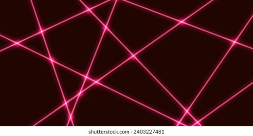 Abstract laser lines cross the background.