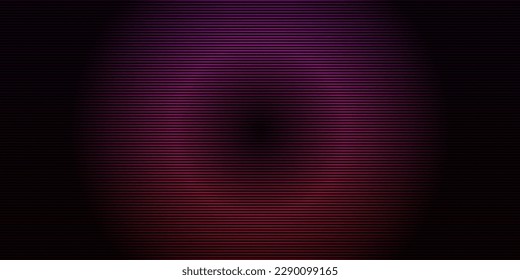 Abstract laser striped lined horizontal glowing background. Scan screen. Technological futuristic neon background with stripes. Vector illustration