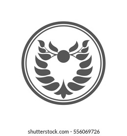 Abstract laurel wreath icon. 