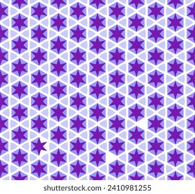 Resumen del círculo de lavanda en el cielo azul. Repetición y patrón.