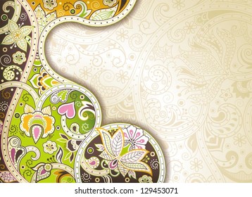 Abstract Lavender Floral