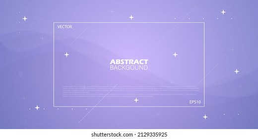 Abstract lavender purple with light gradient background. simple pattern for display product ad website template wallpaper poster. Eps10 vector