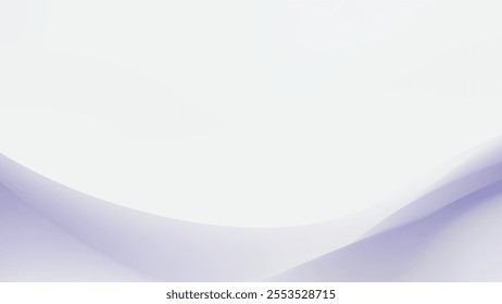 Abstract Lavender and White Gradient Curve Background Design