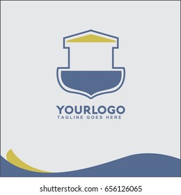 abstract Law Firm,Law Office, Lawyer services, Vector logo template