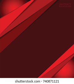 Abstract layer vector background with space for text and design