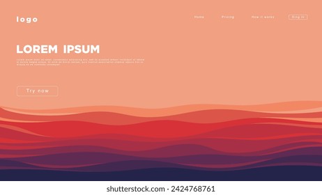 Abstract layered background in peach and purple tones.