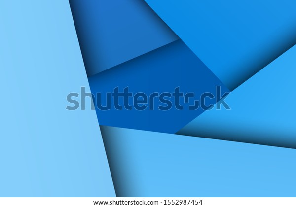 Abstract layered\
blue composition with place for text and geometric rectangular\
shapes. Vector\
illustration