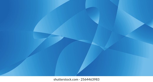 Abstract layered blue curves with gradient hues.	Great for dynamic logos, branding, or website banners.
