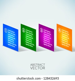 Abstract layers vector background