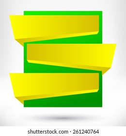 Abstract layout box on website