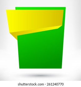 Abstract layout box on website