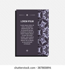 Abstract layout brochure, magazine, flyer, booklet, cover or report in A4 size for your design . Modern Illustration. Layout cover.