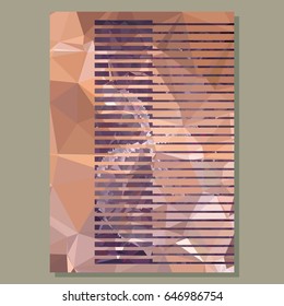 Abstract layout for cover or flyer design. Vector clip art.