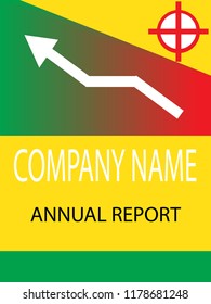 abstract layout minimal color theme background design for annual report,flyer,business presentation,magazine cover,banner size by A4 paper vector eps10