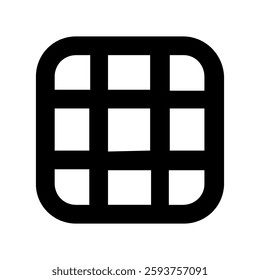 abstract Layout Shape line icon 