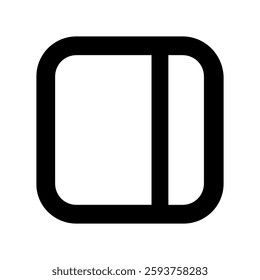 abstract Layout Shape line icon 
