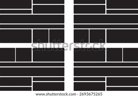 Abstract layout templates design social media post grid photo collage showcase presentation