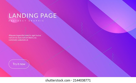 Abstract Layout. Violet Hipster Flyer. Fluid Website. Flow Landing Page. Wave Modern Design. Neon Shape. Trendy Paper. Creative Magazine. Lilac Abstract Layout