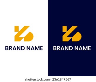 Abstract LD logo, LD construction logo, LD monogram logo design vector