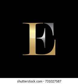 Abstract LE Initial Logo