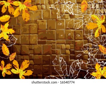 Abstract leaf background
