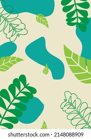 abstract leaf background. design pattern for wallpaper.